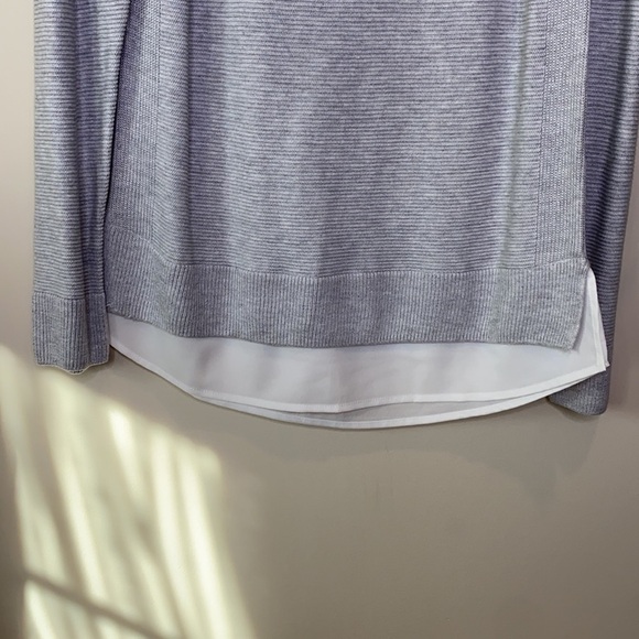 Hilary Radley || Layered Look Sweater; Ribbed Texture; Size S/CH - Picture 8 of 14